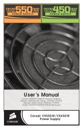 User's Manual - Corsair