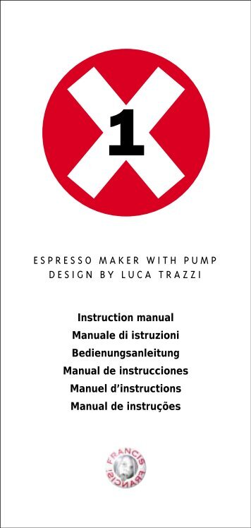ESPRESSO MAKER WITH PUMP DESIGN BY LUCA TRAZZI - Illy