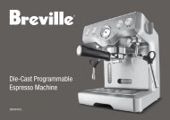 Die-Cast Programmable Espresso Machine - Breville