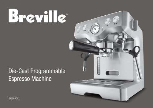 Die-Cast Programmable Espresso Machine - Breville