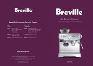 the Barista Expressâ¢ - Breville