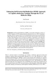 Enhancing Self-Practice/Self-Reflection - Cambridge Journals