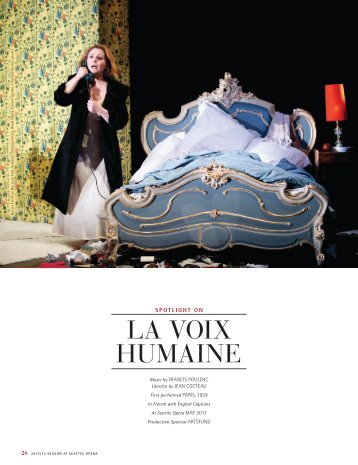 LA VOIX HUMAINE - Seattle Opera