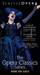 Download Classics Series Brochure - Seattle Opera