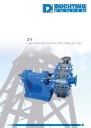 High Abrasion-Resistant Centrifugal Pump - Düchting Pumpen