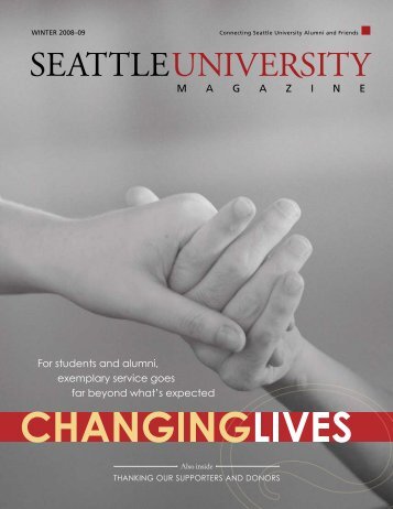 For students and alumni, exemplary service goes ... - Seattle University