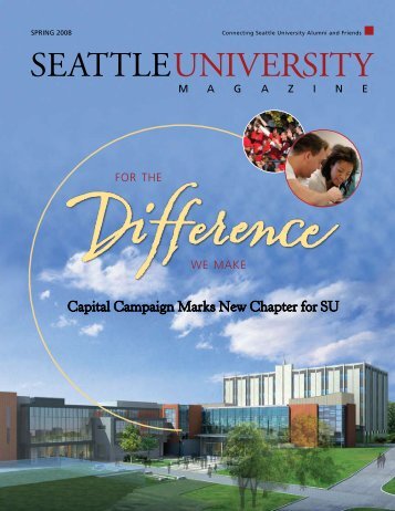 Capital Campaign Marks New Chapter for SU - Seattle University