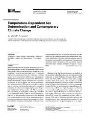 Temperature-Dependent Sex Determination and ... - Seaturtle.org