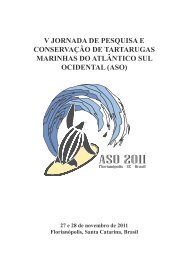 v jornada de pesquisa e conservação de tartarugas ... - Seaturtle.org