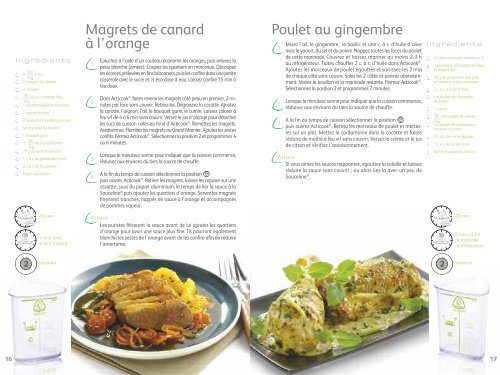 Livre de recette Seb, Acticook