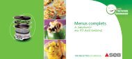 Vitacuisine - Menus complets - Seb