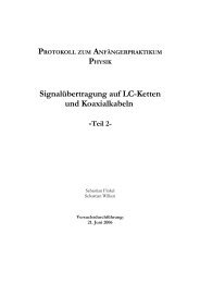 SignalÃ¼bertragung auf LC-Ketten und Koaxialkabeln - sebastian ...