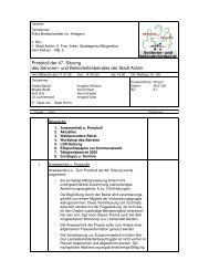 Protokoll der 47. Sitzung des Senioren - und Behindertenbeirat Achim