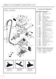 AIRBELT K2 SCHEMATIC AND PARTS LIST