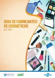 Guia de Fabricantes de Cosméticos - Sebrae