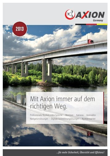 Mit Axion immer auf dem richtigen Weg.