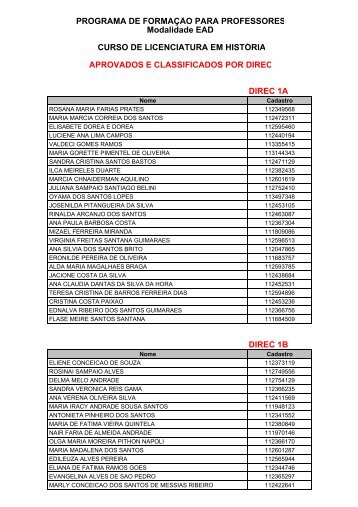 DivulgaÃ§Ã£o Resultado por DIREC