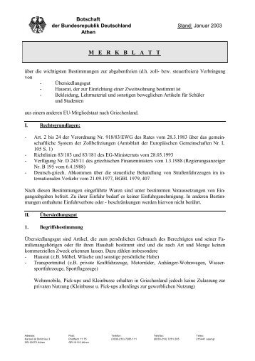 M E R K B L A T T - Eu-Info.deutschland