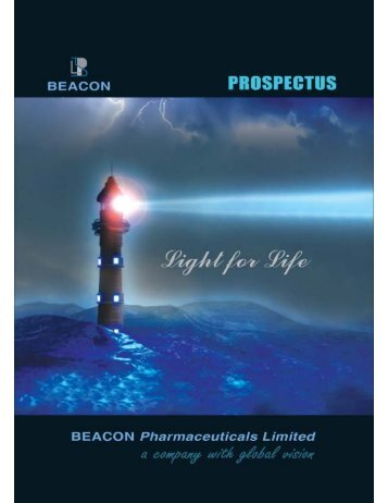 Beacon Pharmaceuticals Ltd------- Prospectus