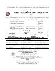 GSP FINANCE COMPANY (BANGLADESH) LIMITED - check mail