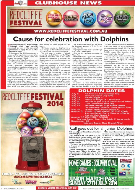 Dolphins News - July 2014