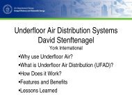 Underfloor Air Distribution Systems - State Energy Conservation Office