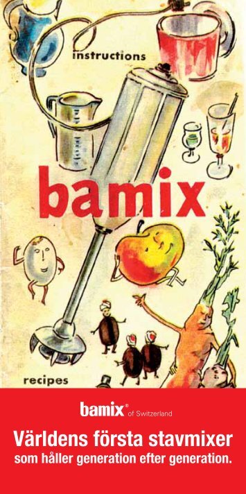 Broschyr Bamix (PDF) - Dafra