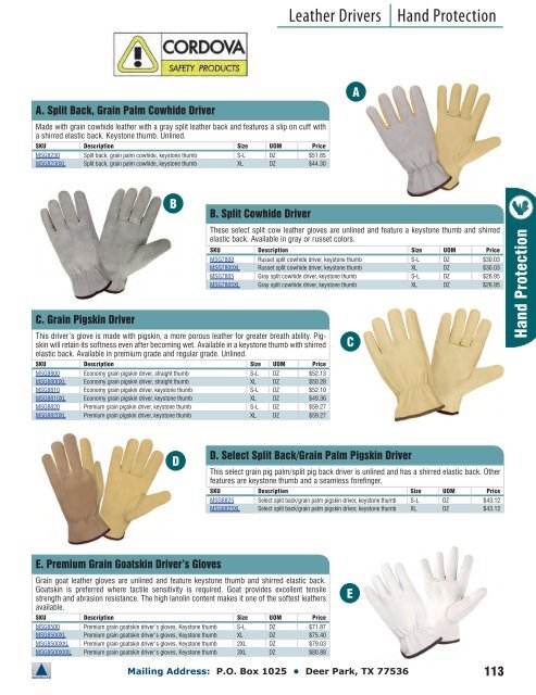 Hand Protection - Gosafe.com