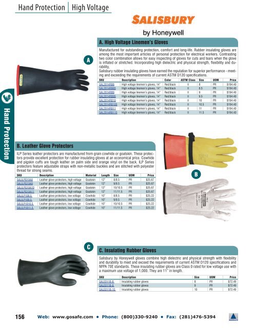 Hand Protection - Gosafe.com