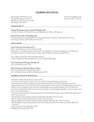 Download CV - Departments & Programs - George Washington ...
