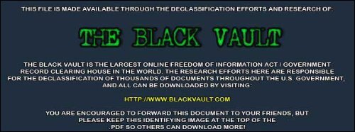 UFOB - The Black Vault