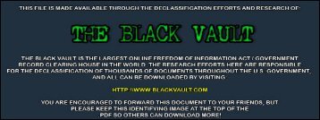 (U) Project MK-ULTRA - The Black Vault
