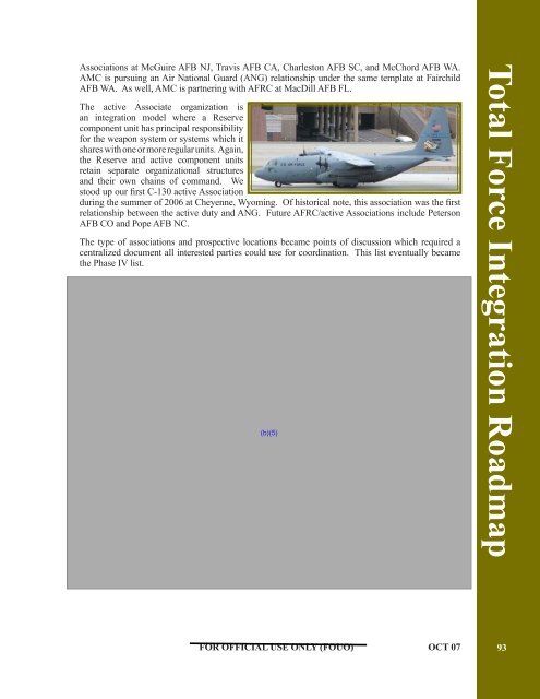 Air Mobility Plan, 2008 - The Black Vault