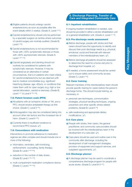 Clinical Guidelines for Acute Stroke Management - Living on the EDge