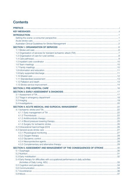 Clinical Guidelines for Acute Stroke Management - Living on the EDge