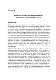 Documento 1 MOVIMIENTO DE UNIDAD SOCIAL ... - Los Tiempos