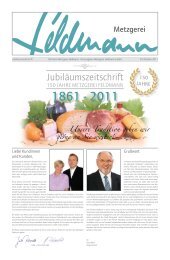 Jubiläumszeitschrift 150 Jahre