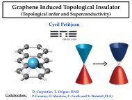 Graphene Induced Topological Insulator - LPM