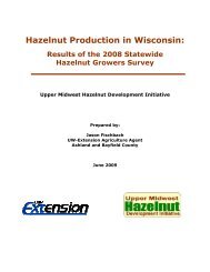 Hazelnut Production in Wisconsin: - Upper Midwest Hazelnut ...