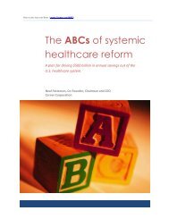 The ABCs of systemic healthcare reform - Cerner Corporation