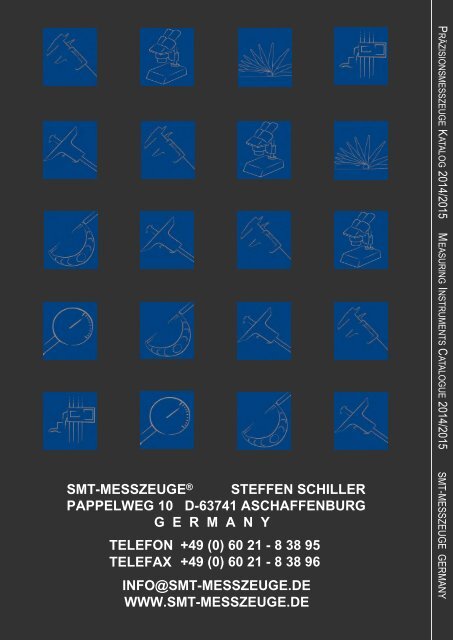 MEASURING TOOLS SMT-MESSZEUGE GERMANY MESSWERKZEUGE