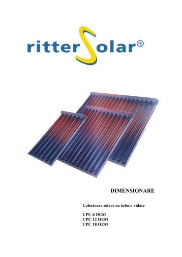 Carte tehnica Ritter Solar.pdf - Secpral Pro Instalatii