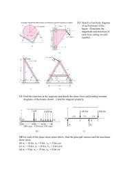 3.2 Sketch a free-body diagram of each element of the figure ...