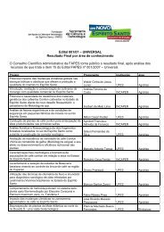 Edital 001/07 â UNIVERSAL Resultado Final por Ã¡rea de ...