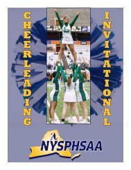 NYSPHSAA Cheerleading Invitational - Section IX Athletics