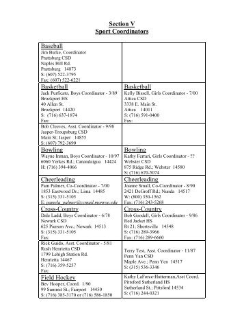 PDF Format - Section V Athletics