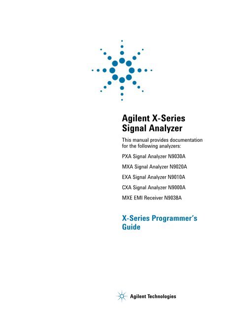 X-Series Signal Analyzers