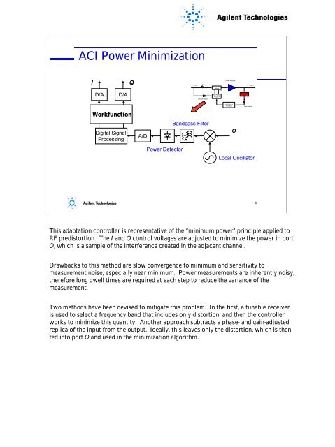 Presentation on RF Predistortion of Power Amplifiers - Agilent ...