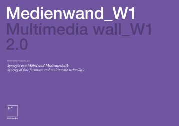 W1 Product brochure (PDF) - Holzmedia.de