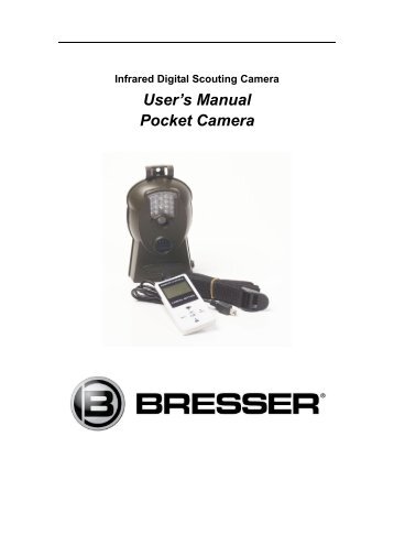 5MP Game Camera Preview User Manual - Bresser